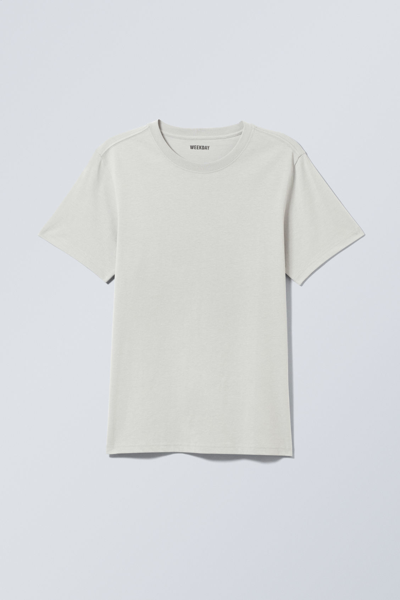 Weekday Standard Midweight T-shirt In Grey