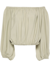 FEDERICA TOSI BLOUSE WITH SQUARE NECKLINE