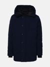 Canada Goose 'carson' Navy Cotton Blend Parka In Navy