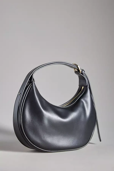 By Anthropologie The Brea Faux Leather Shoulder Bag In Black