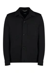 Hugo Boss Boss Fabric Overshirt In Black