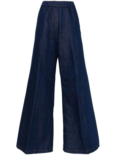 Forte Forte Trousers Blue