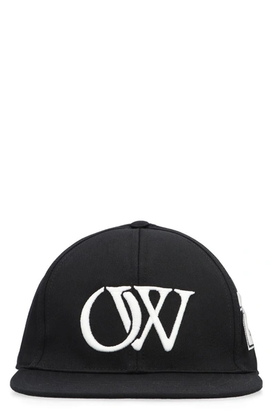 OFF-WHITE OFF-WHITE BASEBALL HAT WITH FLAT VISOR