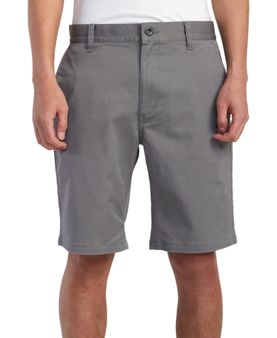 Rvca Men's Weekend Stretch Chino Shorts In Smoke