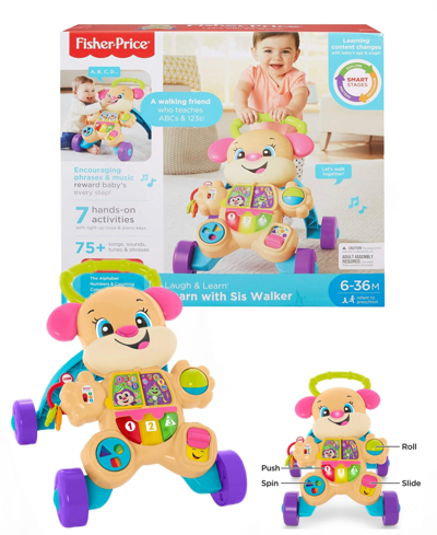 Fisher Price Kids' Fisher-price Laugh & Learn Sis Walker, Baby & Toddler Toy, Activities In Multi Colored