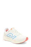 New Balance Fresh Foam 680 Running Shoe In Sea Salt/ Lime Leaf