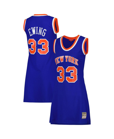 Mitchell & Ness Patrick Ewing Blue New York Knicks 1991 Hardwood Classics Name & Number Player Jerse