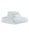 CALVIN KLEIN ENTWINE SOLID COTTON TERRY 3-PIECE TOWEL SET