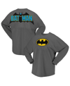 Spirit Jersey Men's And Women's Gray Batman Original Long Sleeve T-shirt In Gray