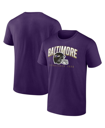 Fanatics Men's  Purple Baltimore Ravens T-shirt