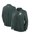 Nike Women's  Green Oakland Athletics Authentic Collection Team Raglan Performance Full-zip Jacket In Green