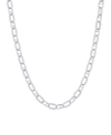 And Now This 18k Gold Plated Or Silver Plated Link Chain Necklace In Silver