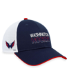 Fanatics Branded  Navy Washington Capitals Authentic Pro Rink Trucker Adjustable Hat In Navy