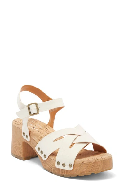 Kork-ease Tia Ankle Strap Sandal In Cream