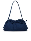 Mansur Gavriel Cloud Mini Leather Cross-body Bag In Blue