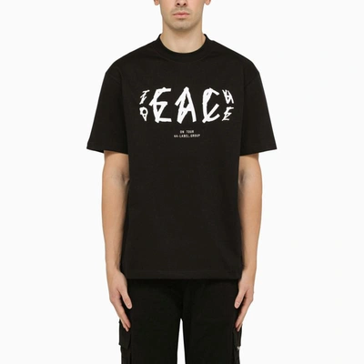 M44 Label Group 44 Label Group Peace Tee Jersey In Black