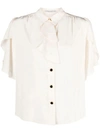 ALESSANDRA RICH ALESSANDRA RICH SHIRT WITH KNOT