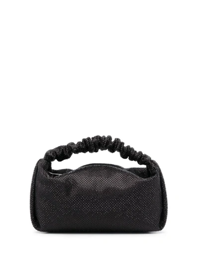 Alexander Wang Scrunchie Mini Handbag In Black