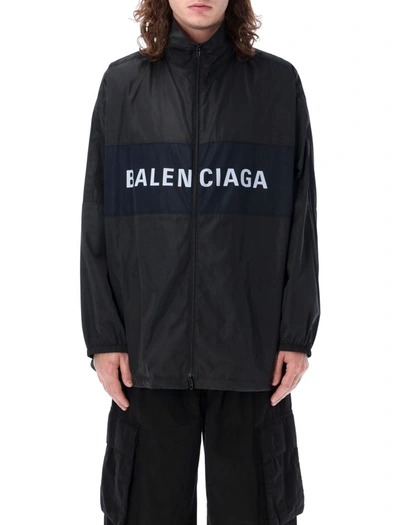 Balenciaga Zip-up Jacket In Black  