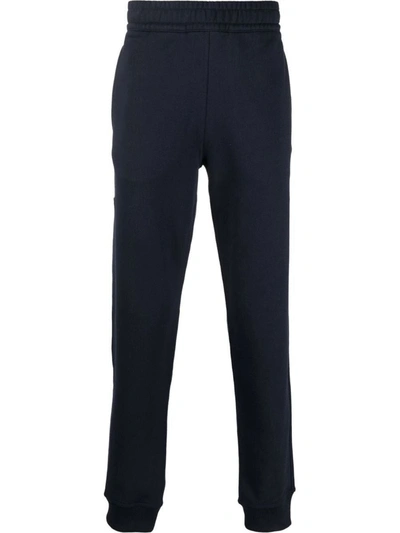 Burberry House Check-panelled Track Pants In Blue