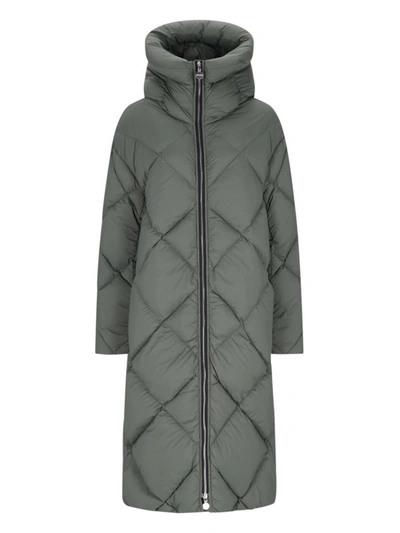 Ienki Ienki Long Down Jacket 'rowena' In Green