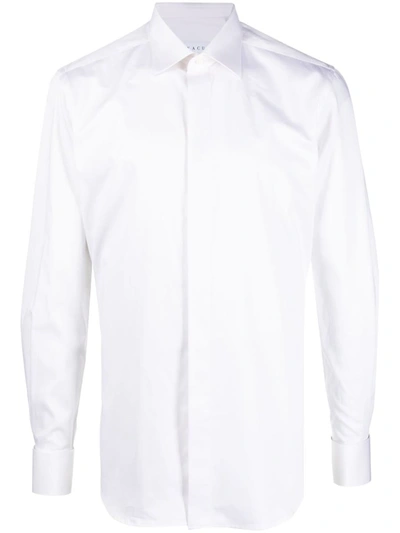 Xacus Long-sleeve Shirt In White