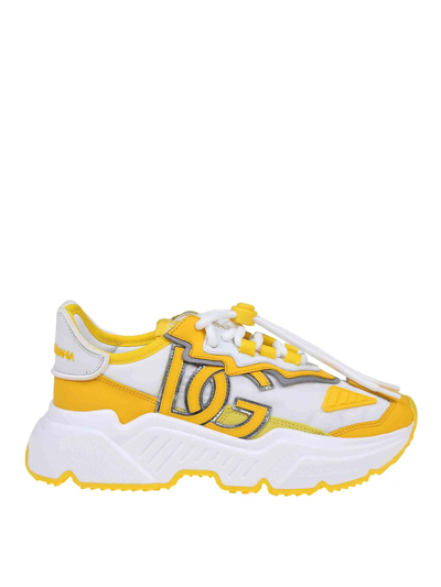 Dolce & Gabbana Daymaster Chunky Sneakers In Yellow