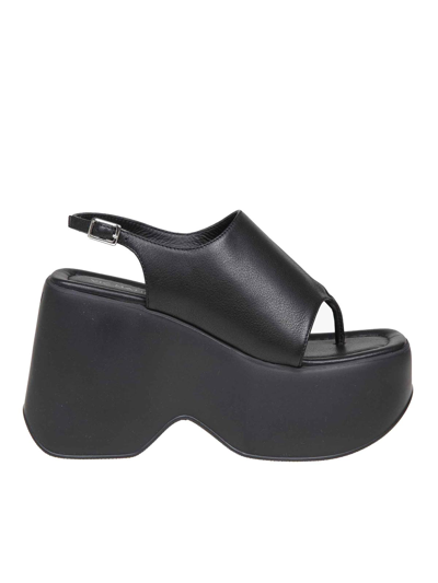 VIC MATIE LEATHER THONG SANDAL