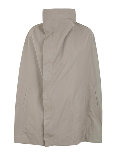 Rick Owens Sailbiker Coat Clothing In White