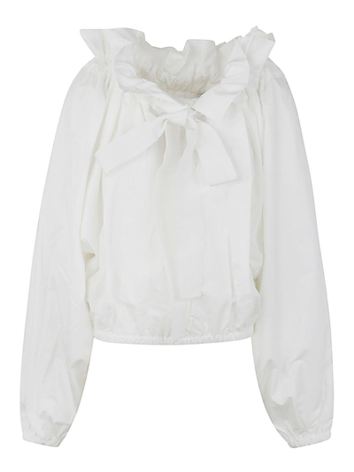 Patou Iconic Volume Top In White