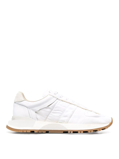 Maison Margiela White Leather Sneakers