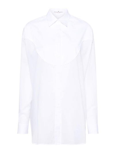 Ermanno Scervino Semi-transparent Shirt In White