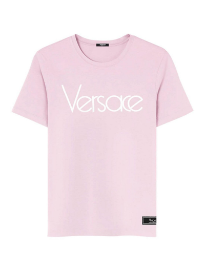 Versace T-shirt With Logo In White