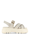 Hogan Sandals With Buckle In Beige