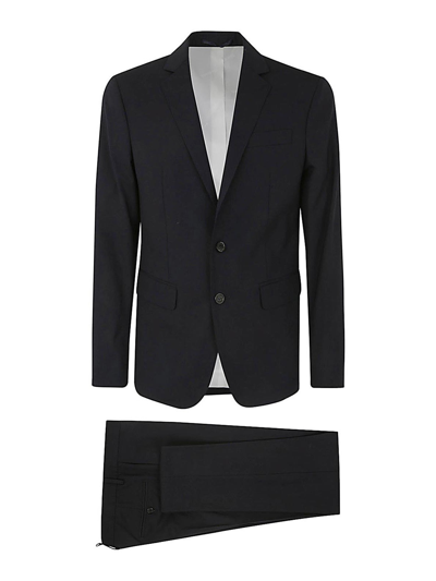 Dsquared2 Tokyo Stretch Wool Suit In Black