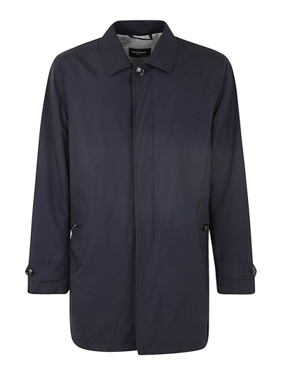Kiton Trench Clothing In Blue