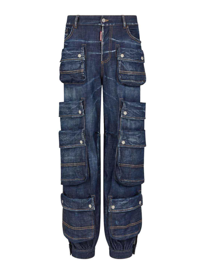 Dsquared2 Trousers Blue