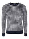 Drumohr Razor Blade Crew Neck Sweater Clothing In Multicolour