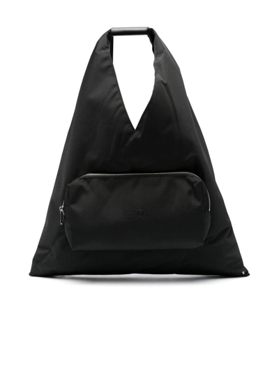 Mm6 Maison Margiela Japanese Pocket Handbag Bags In Black