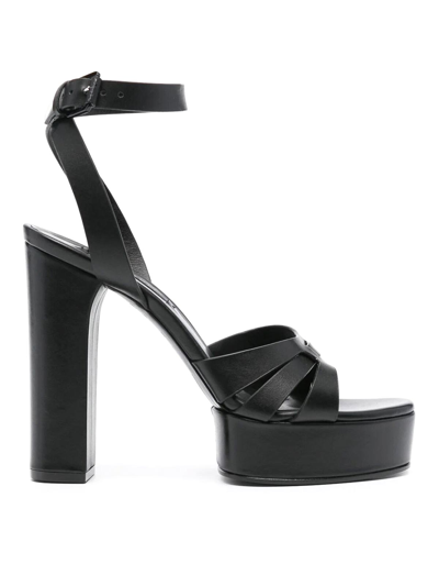 Casadei Florence Sandal Shoes In Black