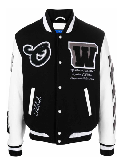 OFF-WHITE VARSITY BOMBER JACKET