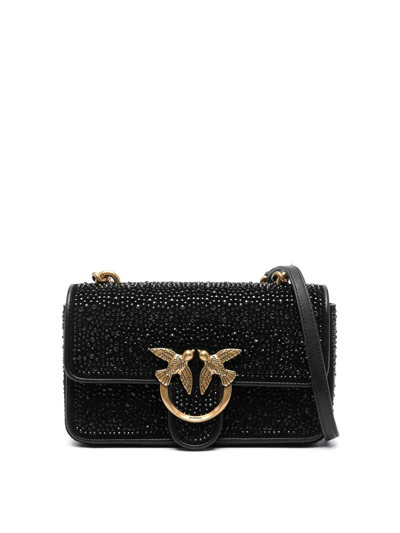 Pinko Love One Mini Cl Clutch In Black