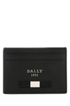 BALLY BALLY MAN BLACK LEATHER CARD HOLDER