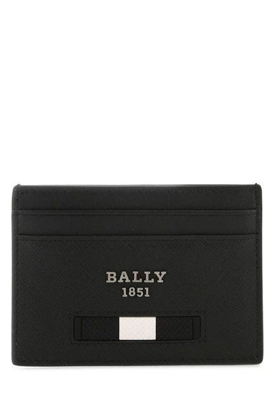 Bally Man Black Leather Card Holder