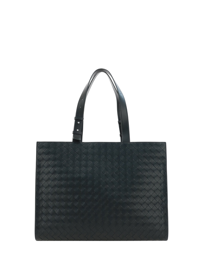 Bottega Veneta Intrecciato-leather Tote Bag In Multicolor