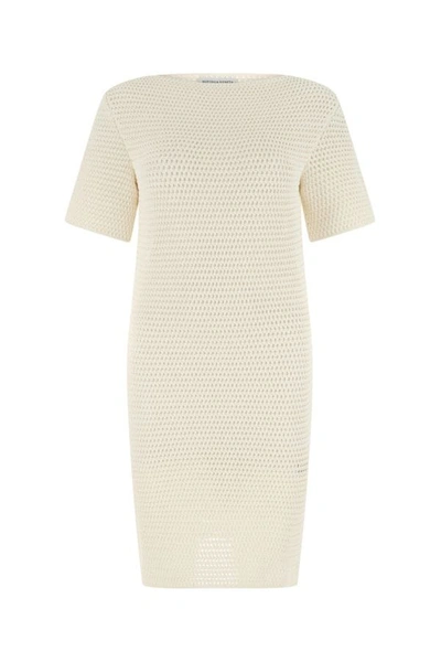 BOTTEGA VENETA BOTTEGA VENETA WOMAN IVORY CROCHET DRESS