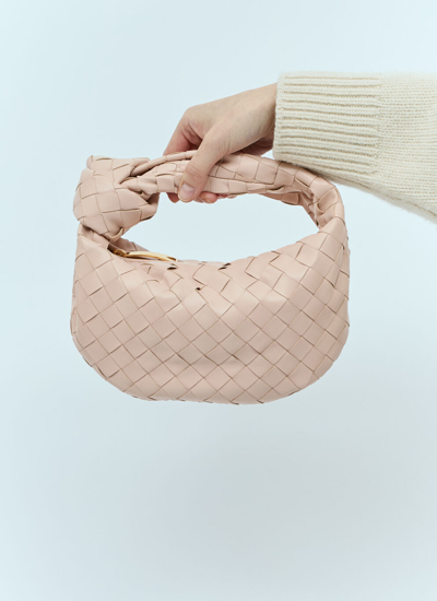 Bottega Veneta Mini Jodie Handbag In Pink