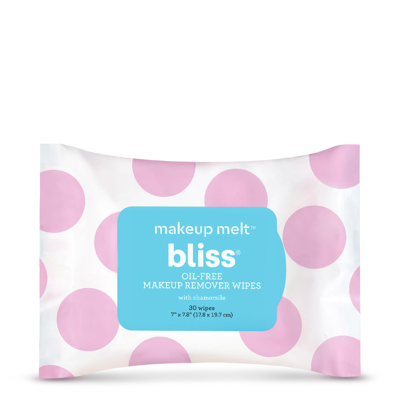 Bliss Makeup Melt Oil Free Makeup Wipes In White