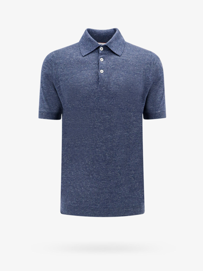 Brunello Cucinelli Polo Shirt  Men Colour Blue