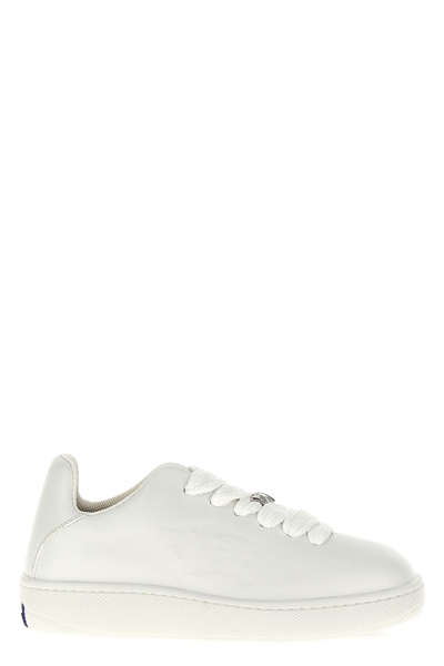 Burberry Women 'box' Trainers In White